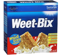 Weet Bix cereal from Sanitarium