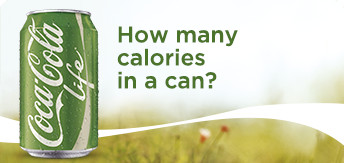 How many calories in a can of Coca‑Cola Life?